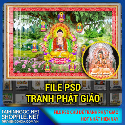 file psd tranh phat giao 2023